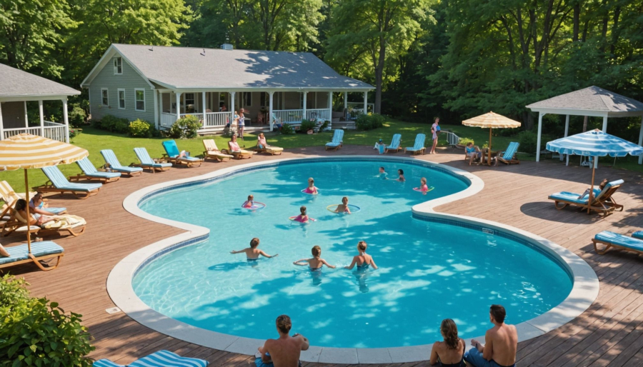 Geniet van een verfrissende vakantie op een camping met zwembad